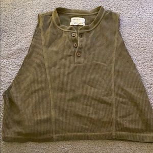Urban Outfitters Army Green Tank Top